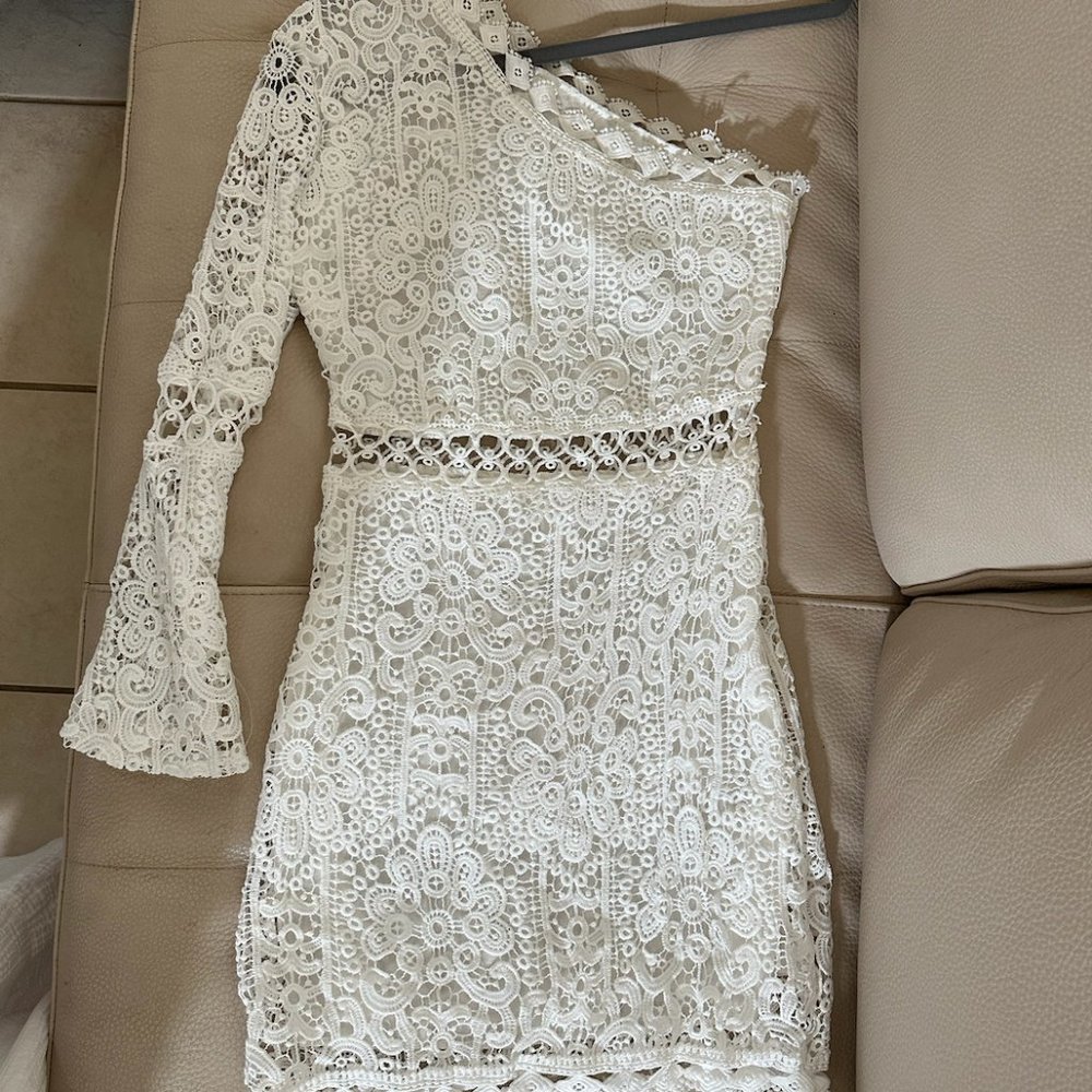 Lace Mini Dress - Picture 3 of 4